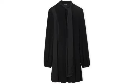 LOEWE Long Sleeved Dresses Women's Black Moderate Short