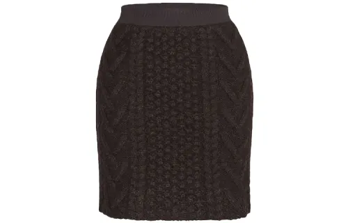 Bottega Veneta Casual Short Skirts Women's Chocolate Brown