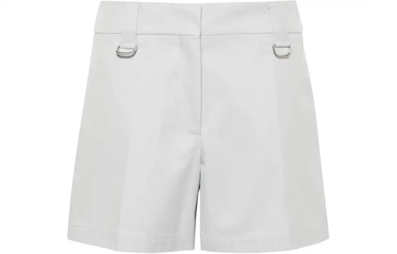 OFF-WHITE high-waisted cotton shorts