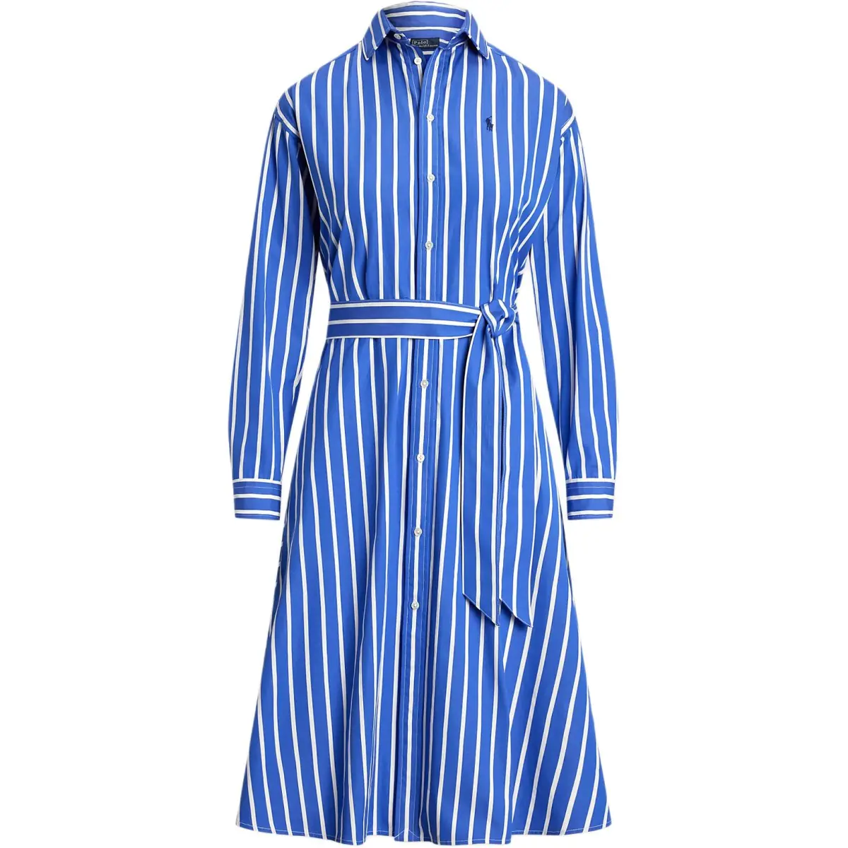 Polo Ralph Lauren Striped Tie Waisted Shirt Dress