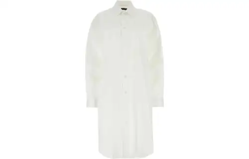 Balenciaga Long Sleeved Shirt Dress