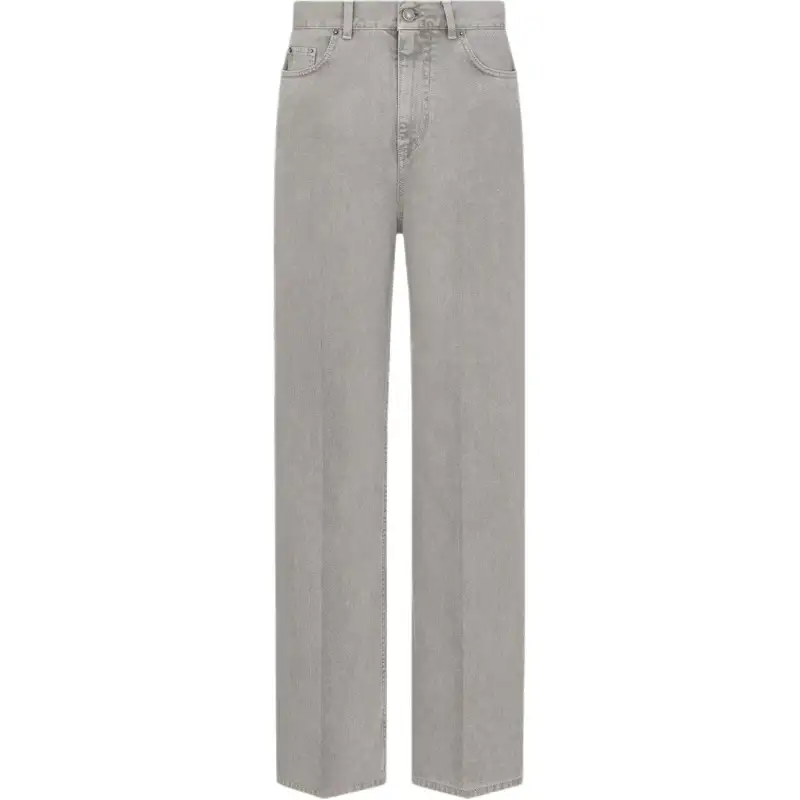 DIOR Jeans Women's Gray Moderate Flared Pants