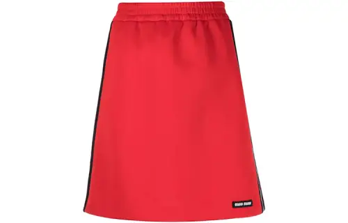 MIU MIU SS21 Casual Short Skirts Women's Red