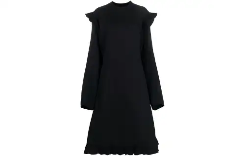 Vetements ruffle-detail midi dress