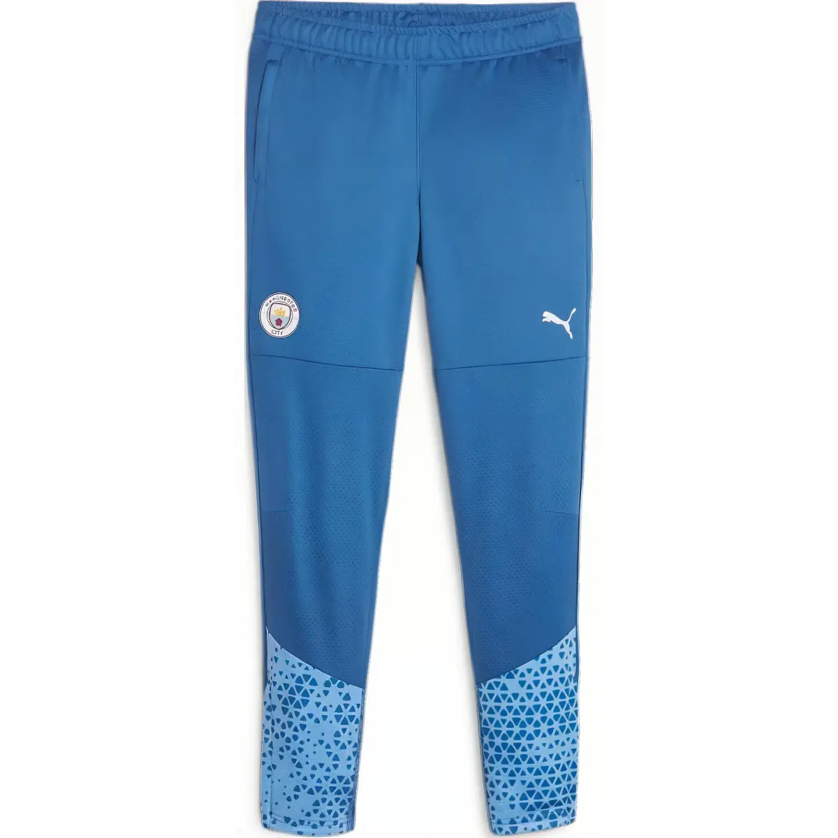 PUMA Manchester City Knitted Sweatpants Women's Lake Blue