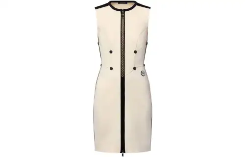 LOUIS VUITTON Fitted Scuba Dress