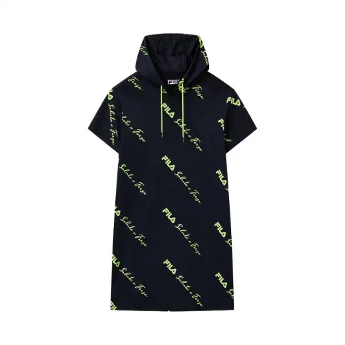 FILA ORIGINALE Short Sleeved Dress Women's Blue