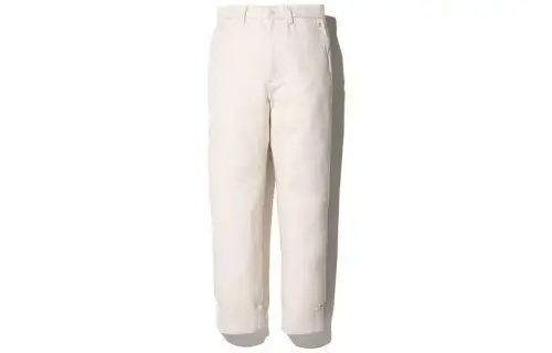 Levis Jeans Women's Ecru Moderate Straight Fit Pants