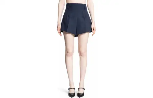 PRADA High Waist Flared Shorts