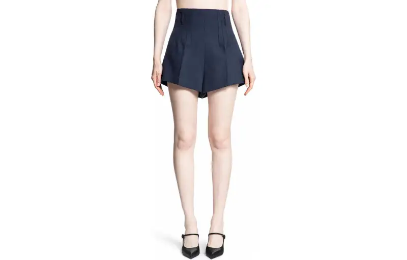 PRADA High Waist Flared Shorts