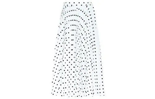 MIU MIU Casual Long Skirts Women's White Moderate A Line Skirt