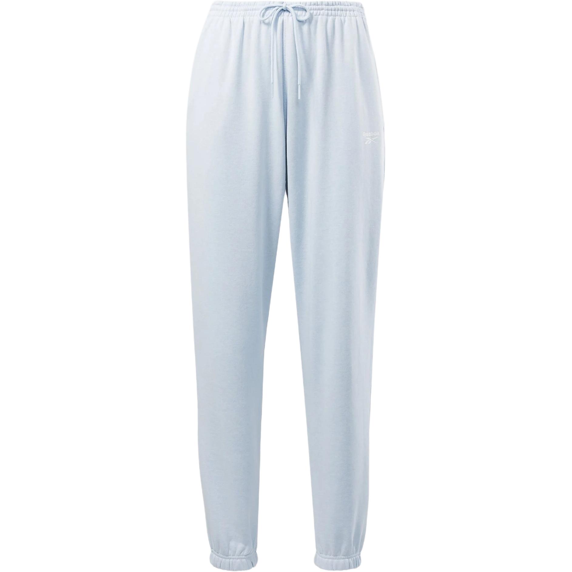 Reebok Identity French Terry Pants Knitted Sweatpants Women's Blue