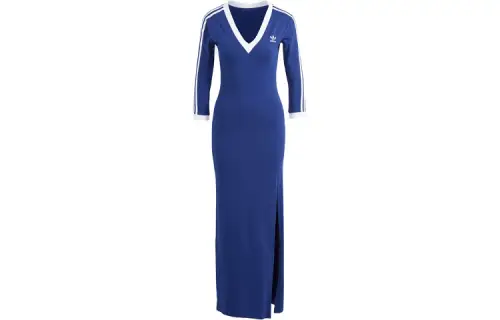 adidas originals Adicolor Classics 3-Stripes Maxi Dress Blue