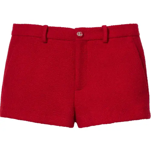 GUCCI SS25 Casual Shorts Women's Red