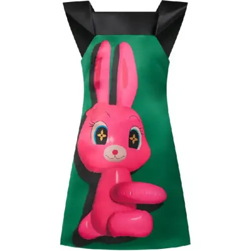 LOUIS VUITTON Shoulder Insert Rabbit Dress