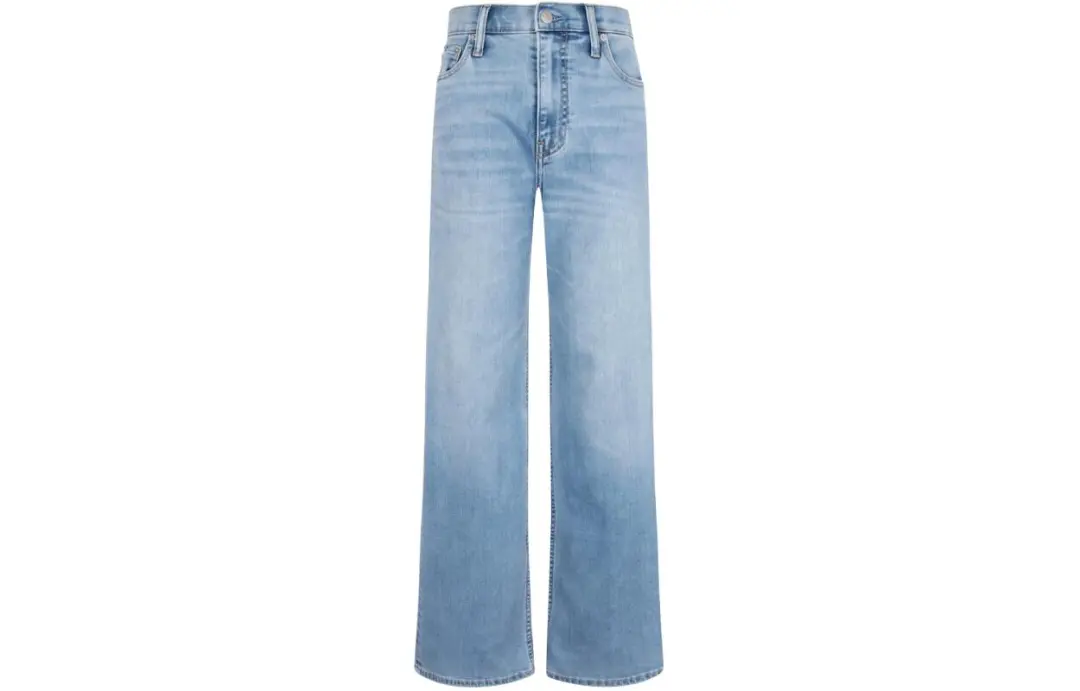 Calvin Klein Jeans Women's 1AA Denim Light Blue Moderate Wide Leg Pants
