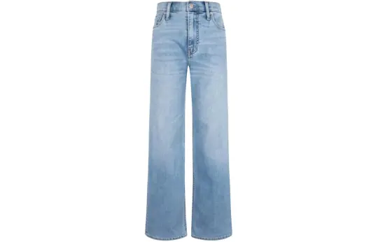 Calvin Klein Jeans Women's 1AA Denim Light Blue Moderate Wide Leg Pants