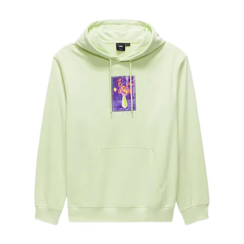 Vans Sweatshirt Men's Dark Shadow Lime Green
