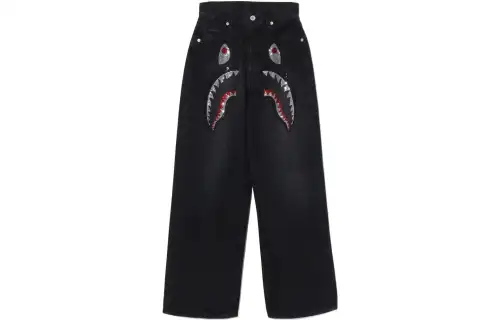 A BATHING APE Jeans Women's Moderate Straight Fit Pants