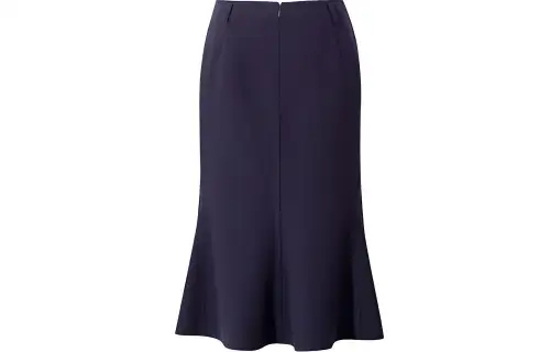 UNIQLO Casual Long Skirts Women's Dark Blue Mid Length Bodycon Skirt