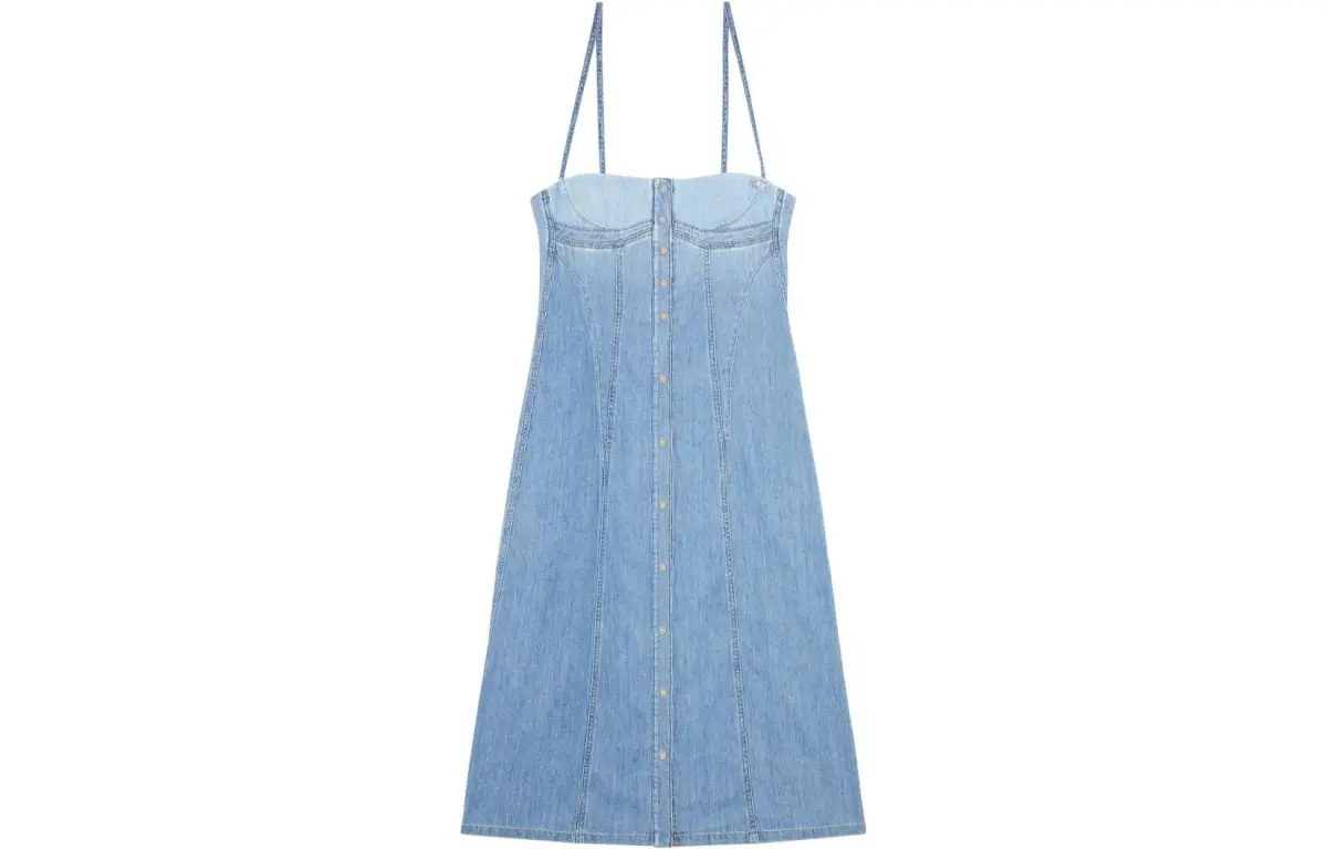 DIESEL De-Dressy Midi Denim Dress