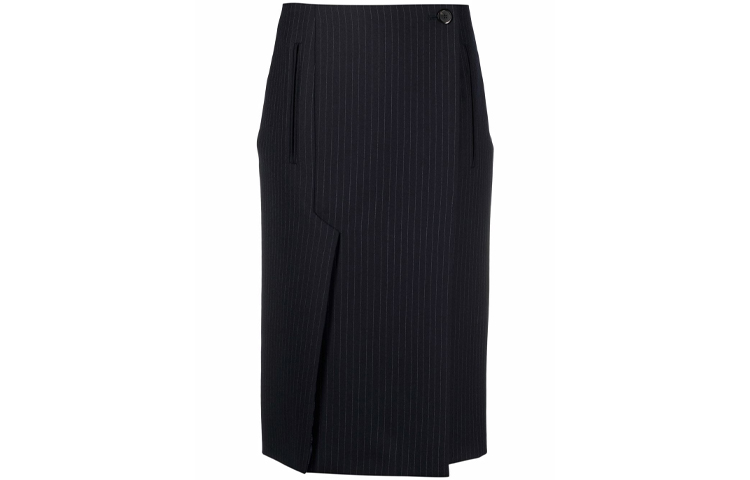 PRADA SS21 Casual Long Skirt Women's Blue