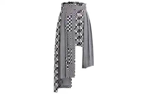 LOUIS VUITTON Casual Long Skirt Women's Black Gray