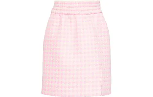 MIU MIU Casual Short Skirts Women's Pink Moderate Short A Line Skirt