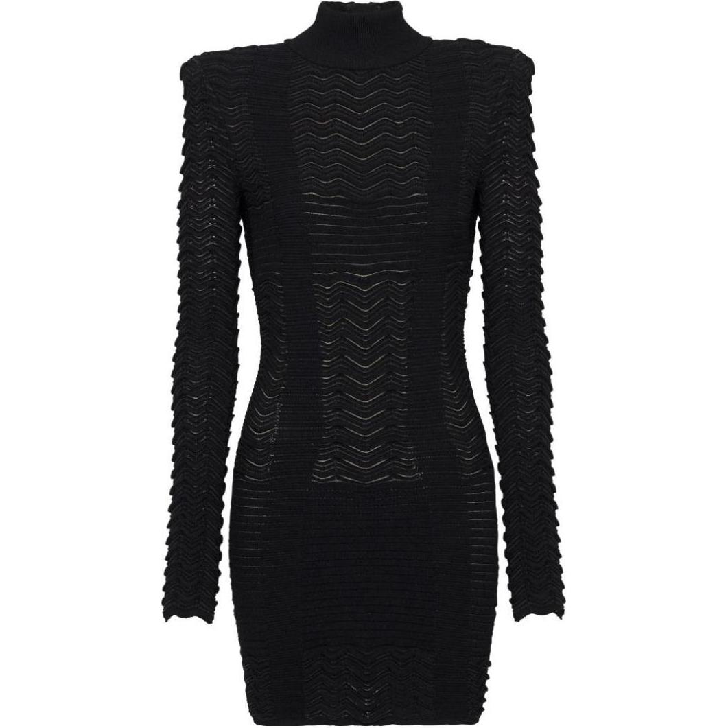 Женское платье BALMAIN SS23 (черное)