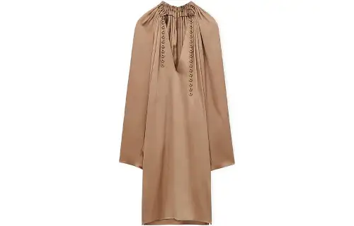 LOEWE Long Sleeved Chained Dress