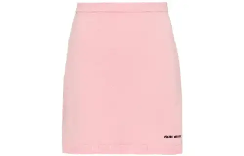 MIU MIU SS22 Casual Short Skirts Women's Pink