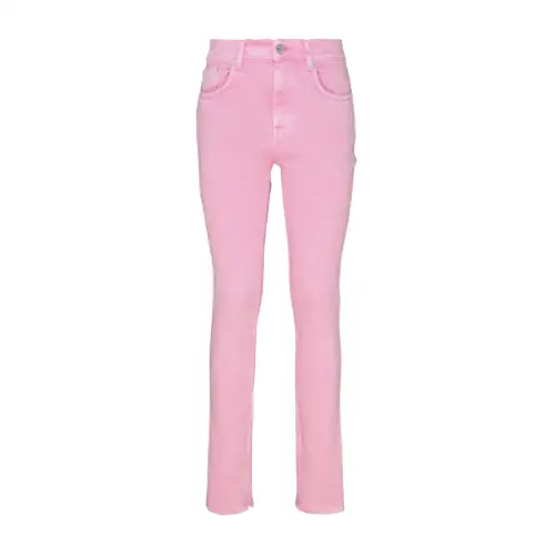 Balenciaga Jeans Women's Pink Moderate Slim Fit Pants