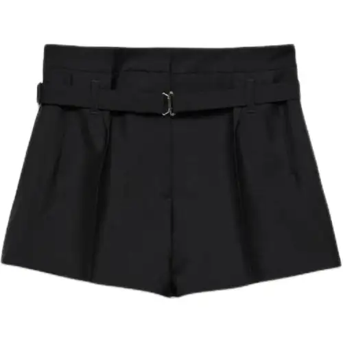 Prada belted shorts