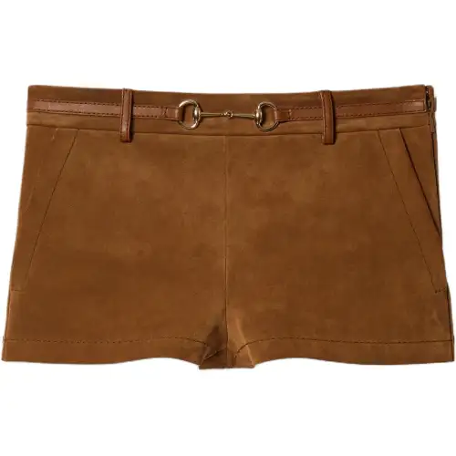 GUCCI SS25 Casual Shorts Women's Brown