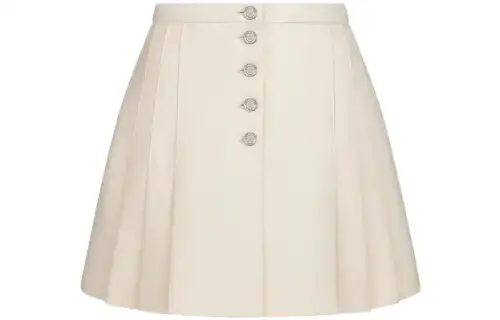 DIOR Casual Short Skirts Women's Ecru
