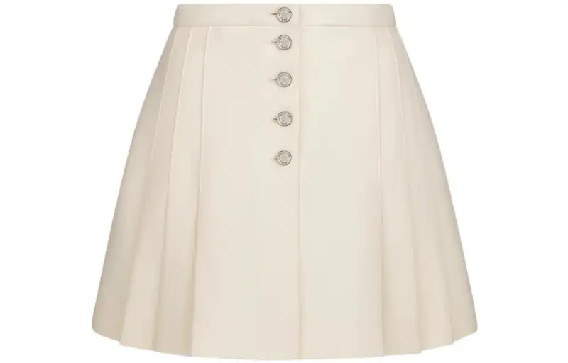 DIOR Casual Short Skirts Women's Ecru