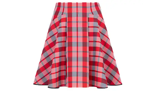 DIOR Casual Short Skirts Women's Red