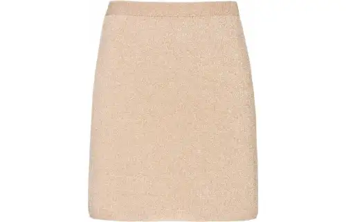MIU MIU Casual Short Skirts Women's Umber Moderate Short Bodycon Skirt