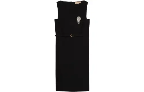 GUCCI Sleeveless Dress Women's Black