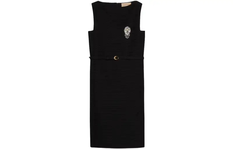 GUCCI Sleeveless Dress Women's Black