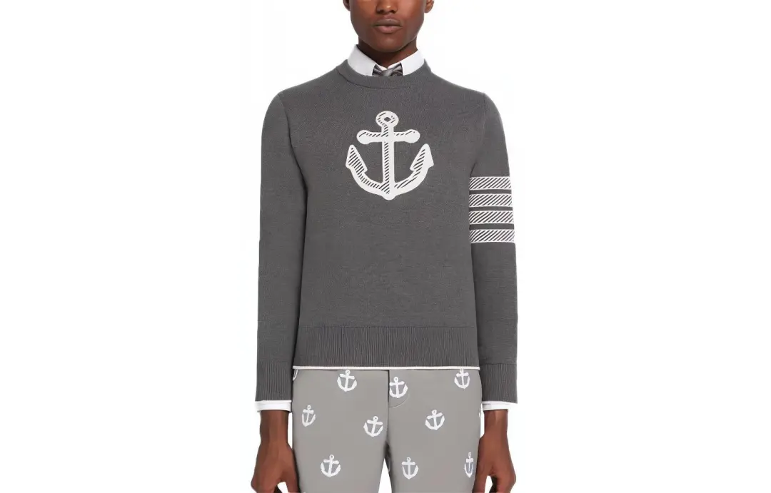 THOM BROWNE· Sweater Men's Gray