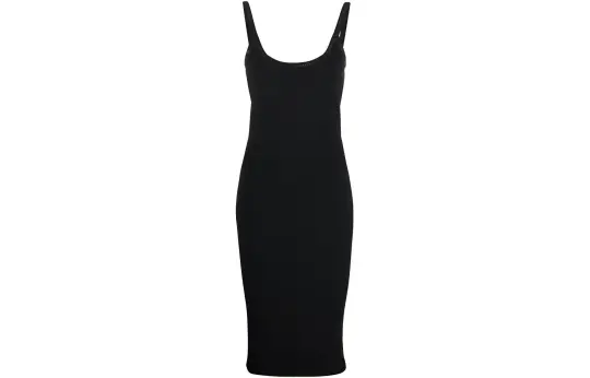 Alexander Wang Embellished Scoop Neck Midi Dress