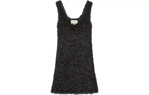 GUCCI Sleeveless Dress Women's Black