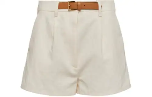 PRADA Belted Pleated Shorts