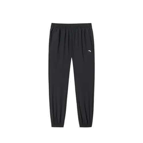Anta Variety Training Collection Knitted Sweatpants Women's Basic Black