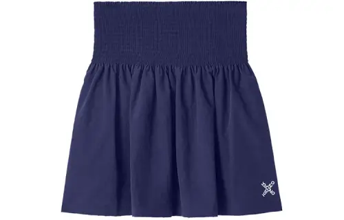 KENZO SS21 Casual Short Skirts Women's Dark Blue