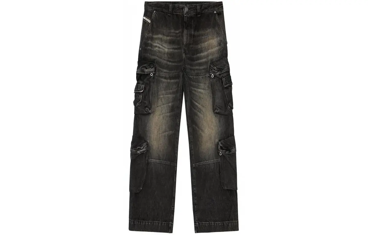 DIESEL Kids Denim Cargo Jeans