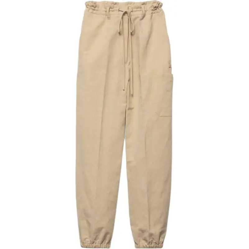 PRADA FW24 Knitted Sweatpants Women's Gray Rope
