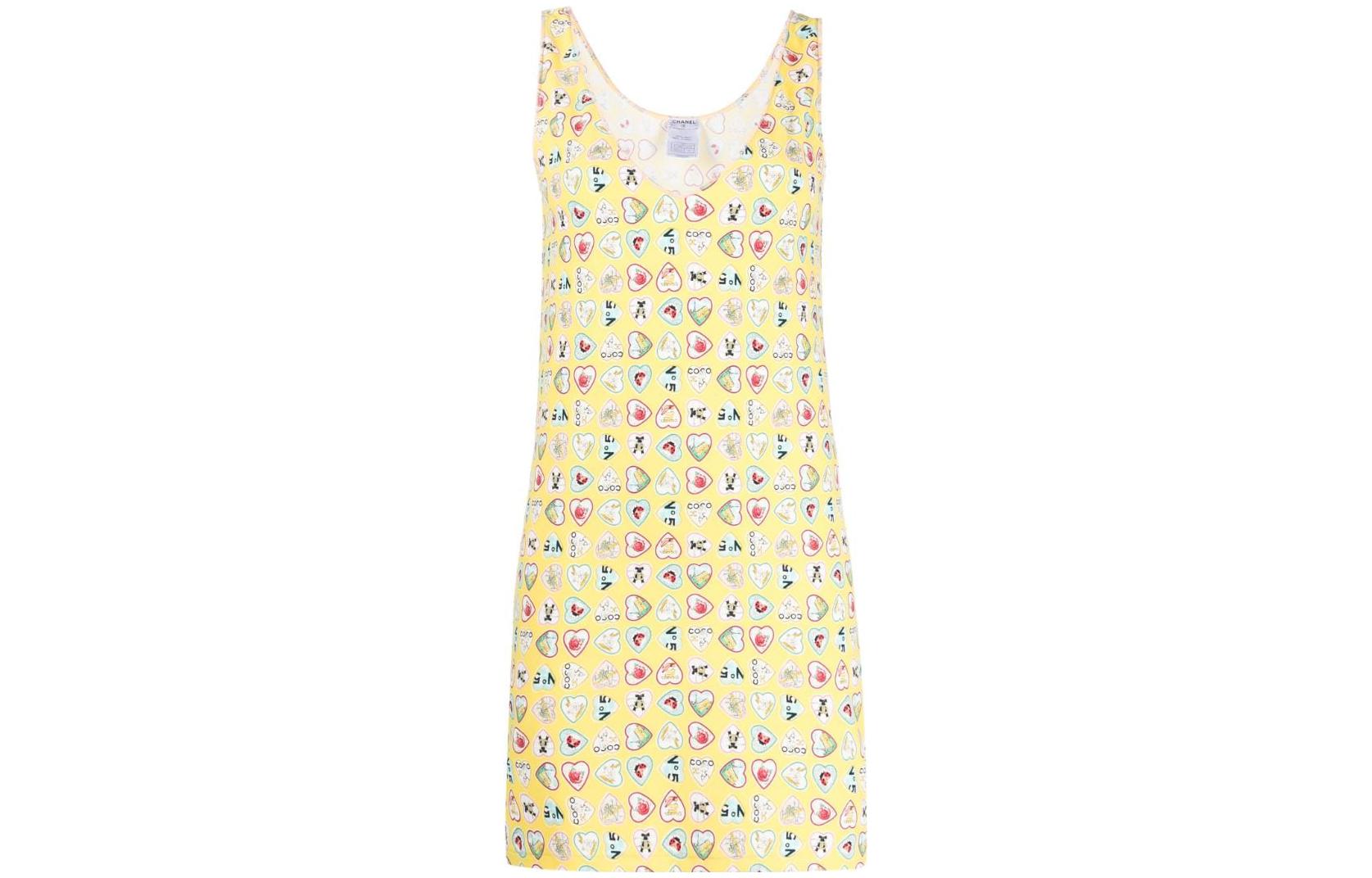 【Pre-Owned】2006 Valentine heart-print minidress
