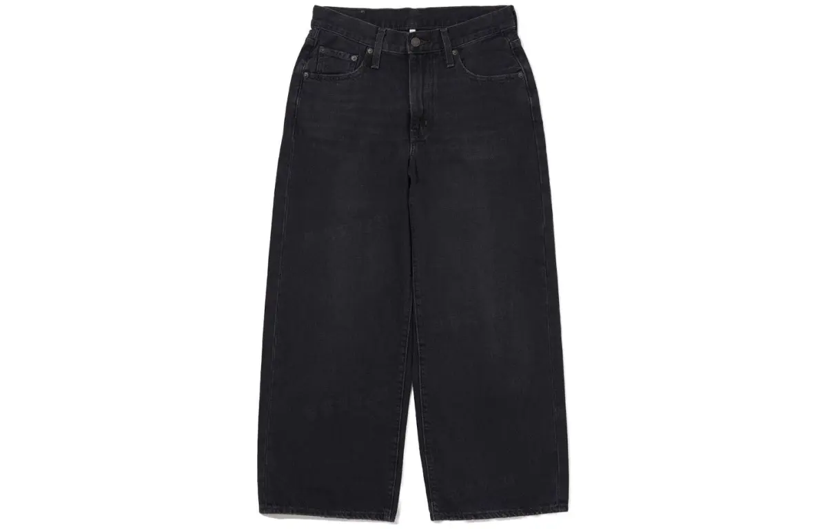 Levi's Jeans Women's Black Moderate Straight Fit Pants